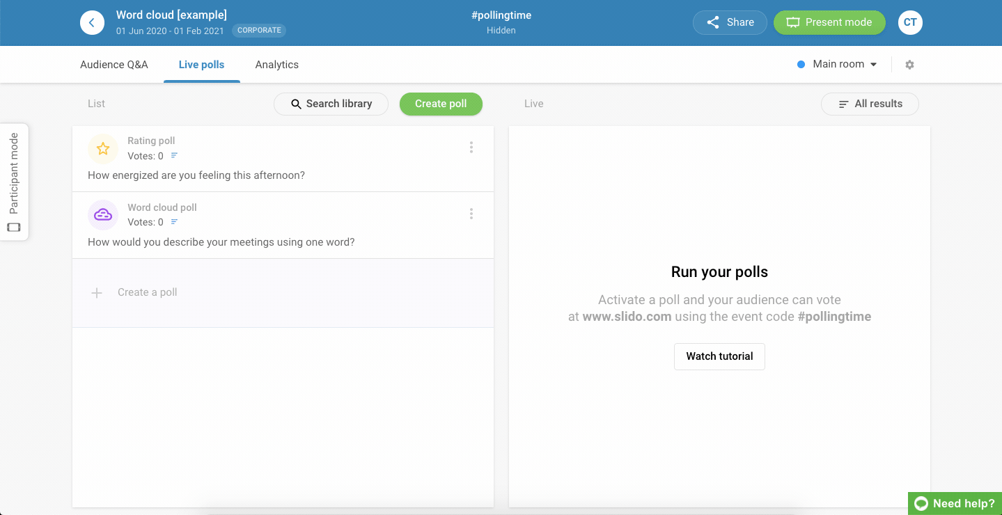 quick tip:02start the02word cloud with hidden results